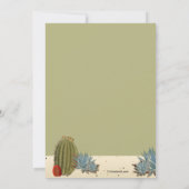 Invitation de la scène du désert (Dos)