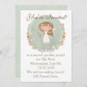 Invitation de la Secret Garden Party (Devant / Derrière)