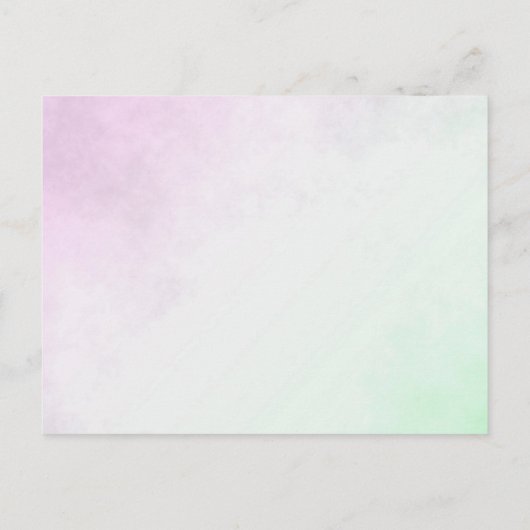 Invitation de la servante de la floraison violette (Dos)