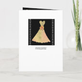 Invitation de la servante - Robe Feuille d'or (Dos)