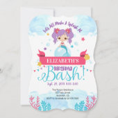 Invitation de la Sirène de Splash (Devant)