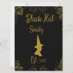 Invitation de la Société Casquette noire des sorci