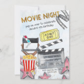 Invitation de la soirée Anniversaire de enfant (Devant)