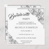 Invitation de la soirée Bachelorette frontière arg (Devant / Derrière)