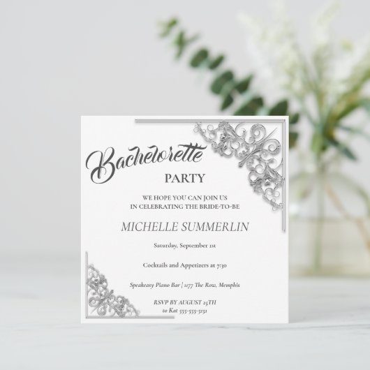 Invitation de la soirée Bachelorette frontière arg (Debout devant)