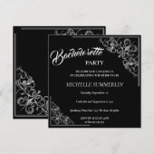 Invitation de la soirée Bachelorette frontière arg (Devant / Derrière)