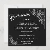 Invitation de la soirée Bachelorette frontière arg (Devant)