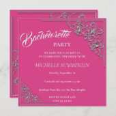 Invitation de la soirée Bachelorette frontière arg (Devant / Derrière)