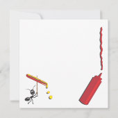 Invitation de la soirée barbecue avec invités non  (Dos)