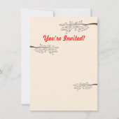 Invitation de la soirée barbecue vintage Retro (Dos)