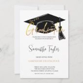 Invitation de la soirée chic Graduation (Devant)