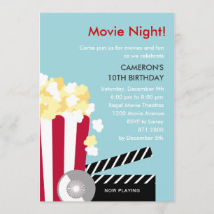 Invitation de la soirée cinéma