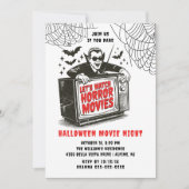 Invitation de la soirée cinéma Halloween (Devant)