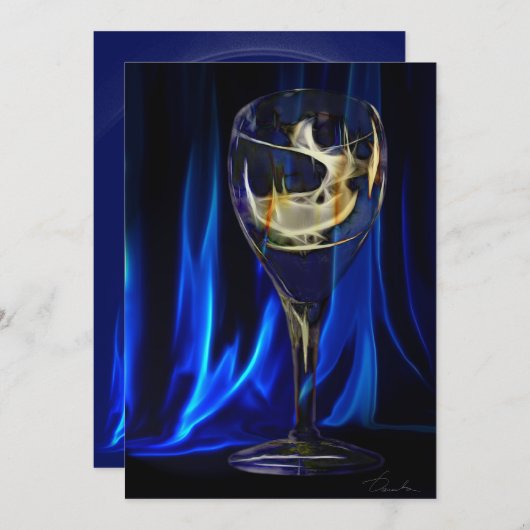 Invitation de la soirée COCKTAIL (Devant / Derrière)