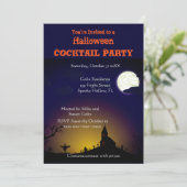Invitation de la soirée Cocktail Halloween éffraya (Debout devant)