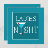 Invitation de la soirée Dames Bachelorette (Devant / Derrière)