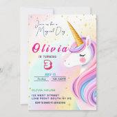 Invitation de la soirée d'anniversaire de l'Unicor (Devant)