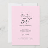 Invitation de la soirée d'anniversaire du minimali (Devant)