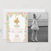 Invitation de la soirée dansante personnalisée pou (Devant)