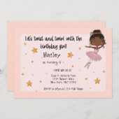 Invitation de la soirée Dark Ballerina (Devant / Derrière)