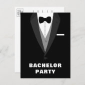 Invitation de la soirée de baccalauréat de Tuxedo  (Devant / Derrière)