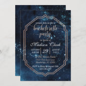 Invitation de la soirée de bachelorette céleste St (Devant / Derrière)