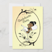 Invitation de la soirée de bachelorette de la mari (Devant)