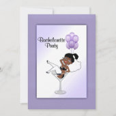 Invitation de la soirée de bachelorette de l'orchi (Devant)