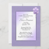 Invitation de la soirée de bachelorette de l'orchi (Dos)