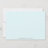 Invitation de la soirée de bachelorette de Vegas W (Dos)