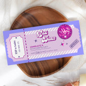 Invitation de la soirée de bachelorette Disco de d