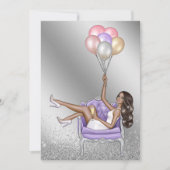 Invitation de la soirée de bachelorette fashionist (Devant)