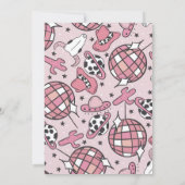 Invitation de la soirée de bachelorette Space Cowg (Dos)