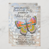 Invitation de la soirée de bachelorette Spring Fli (Devant / Derrière)