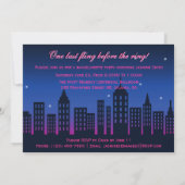 Invitation de la soirée de bachelorette sur la cei (Dos)