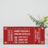 Invitation de la soirée de billetterie (Debout devant)