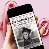 Invitation de la soirée de couverture du journal s