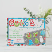 Invitation de la soirée de décoration de cookies (Debout devant)
