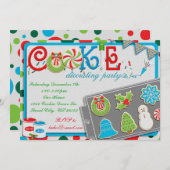 Invitation de la soirée de décoration de cookies (Devant / Derrière)