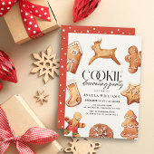 Invitation de la soirée de décoration de cookies