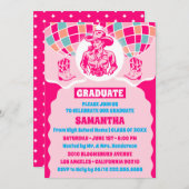 Invitation de la soirée de graduation de la cow-gi (Devant / Derrière)