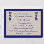 Invitation de la soirée de graduation de l'Académi (Dos)