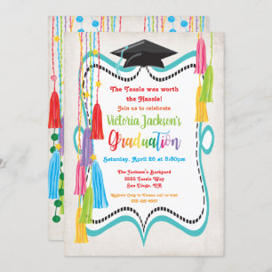Invitation de la soirée de graduation de Tassle