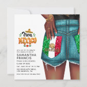 Invitation de la soirée de graduation Denim Girl d (Devant)