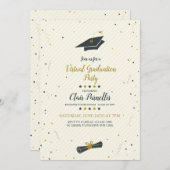 Invitation de la soirée de graduation virtuelle (Devant / Derrière)