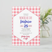 Invitation de la soirée de pique-nique Barbecue (Debout devant)