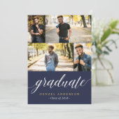 Invitation de la soirée de remise des diplômes de (Debout devant)