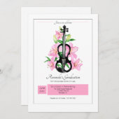 Invitation de la soirée de remise des diplômes de (Devant / Derrière)