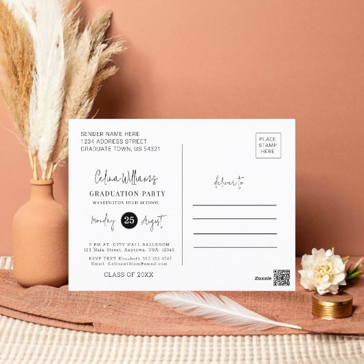 Invitation de la soirée de remise des diplômes de 