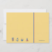 Invitation de la soirée de remise des diplômes en  (Dos)